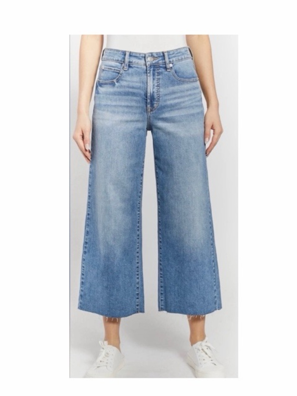 Oat New York Wide Leg Cropped Jeans